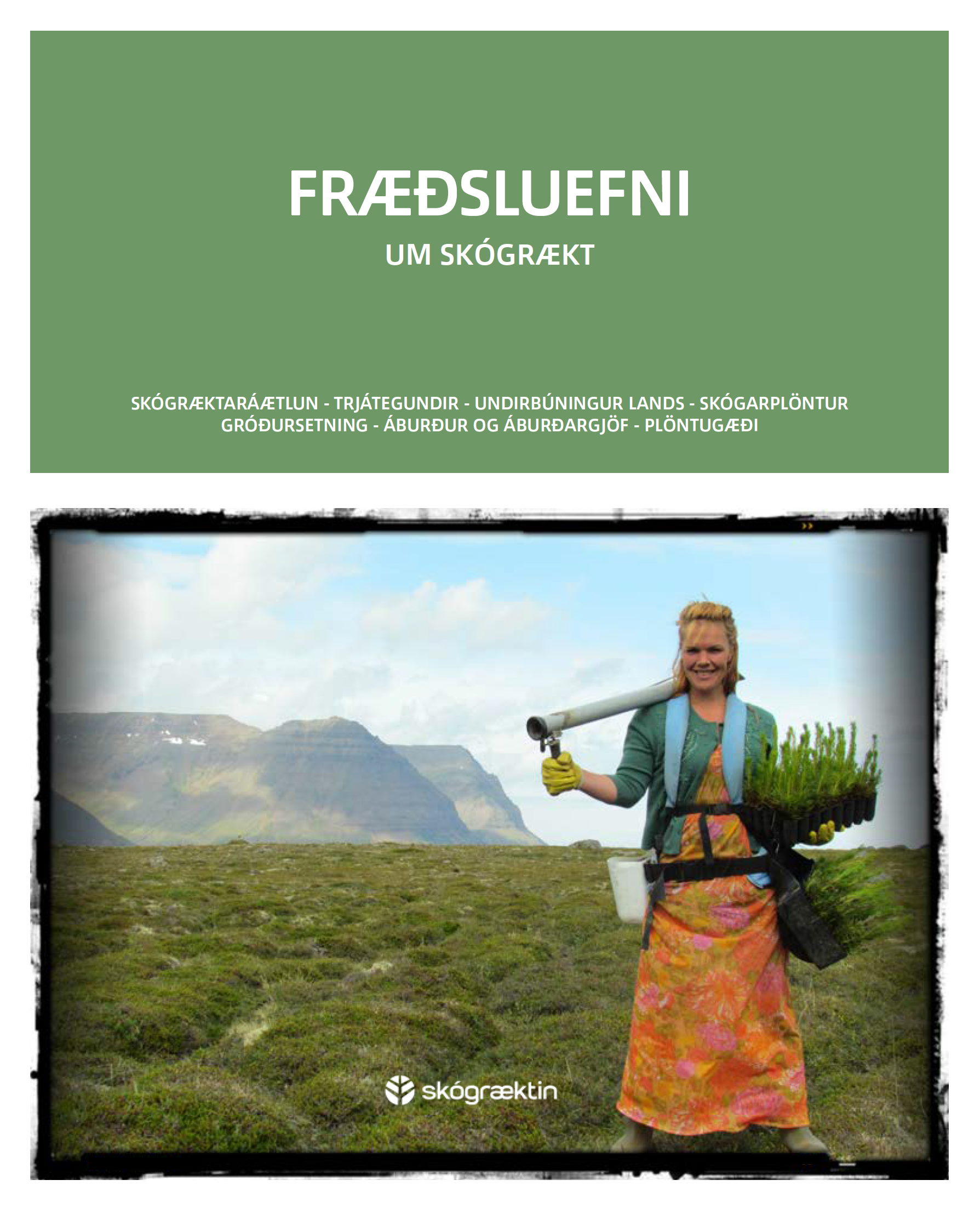 Forsíða bæklingsins