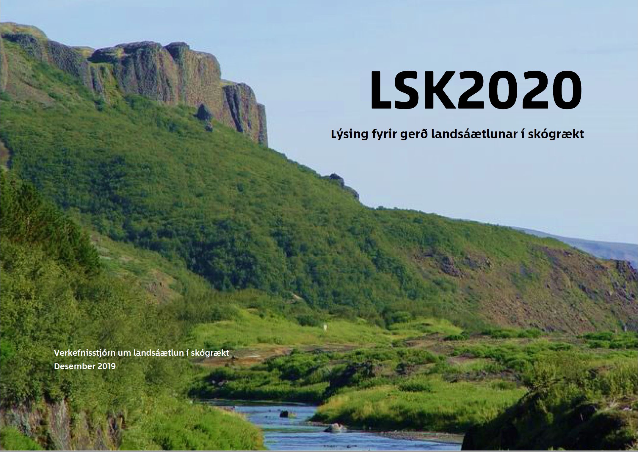 Forsíða bæklingsins