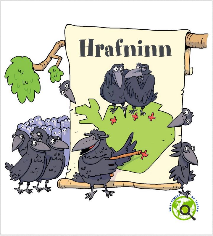 Forsíða heftisins Milli himins og jarðar - Hrafninn