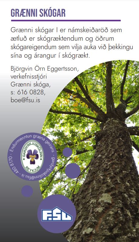Auglýsing fyrir Grænni skóga I Auglýsing fyrir Grænni skóga I