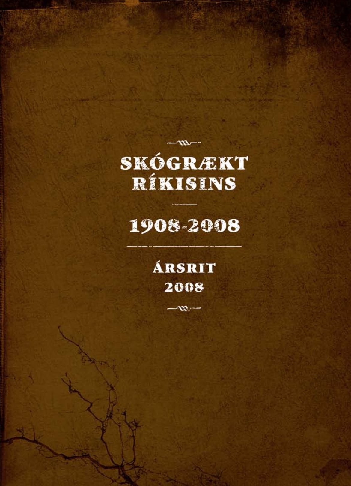 Forsíða Ársrits 2008