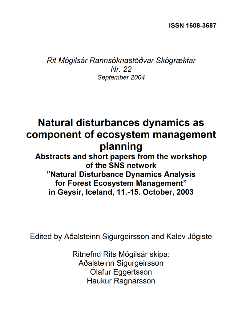 Front page of document