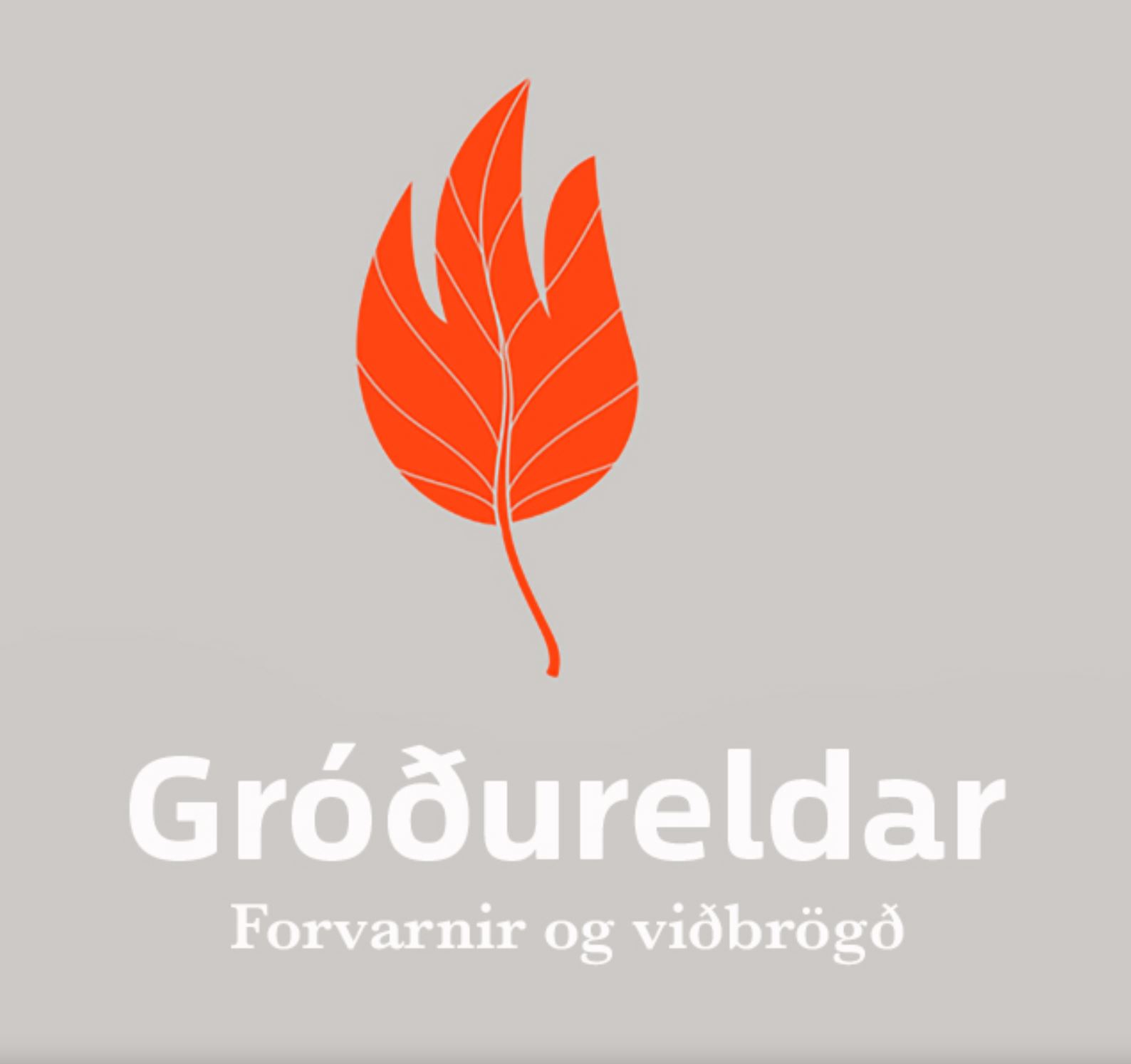 Smellið á myndina til að opna vefinn grodureldar.is. Gróðureldar, eldvarnir, skógareldur, skógareldar, gróðureldur, sinubruni, sinueldar, kjarreldar, kjarreldur