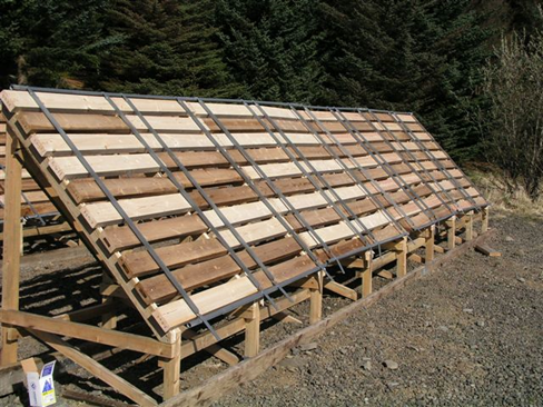 Veðrunartilraun á íslenskum viðartegundum.