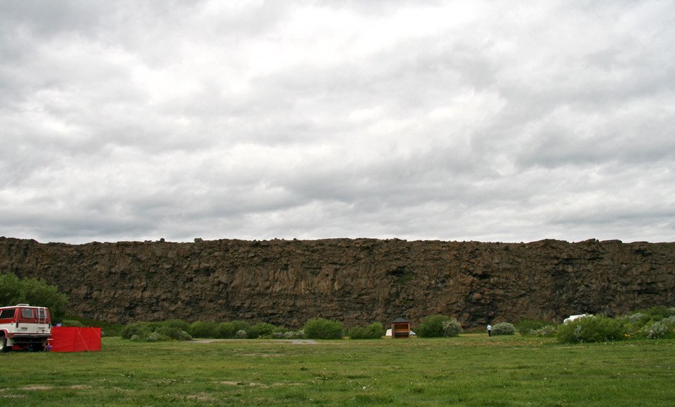 Tjaldstæði í Ásbyrgi