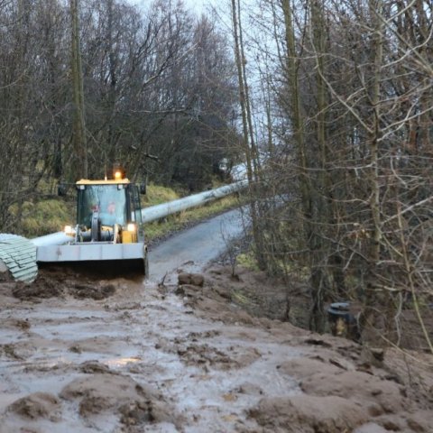 Mokstur hafinn. Ljósmynd: Pétur Halldórsson