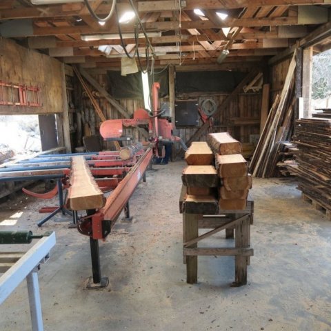 Sögunarmyllan Hallormsstað á degi jarðar