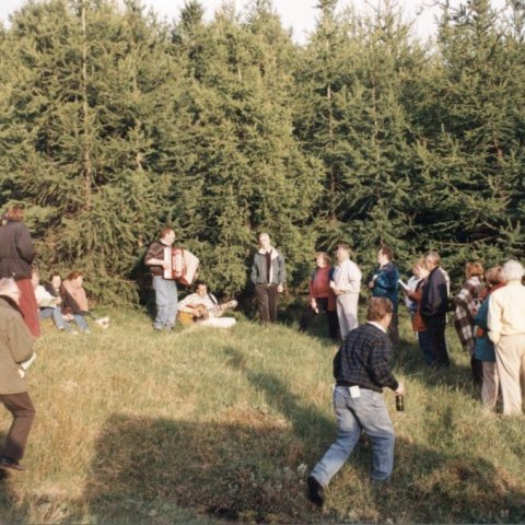 Á 25 ára afmæli Fljótsdalsáætlunar 1995 2. Ljósmynd: Skúli Björn Gunnarsson