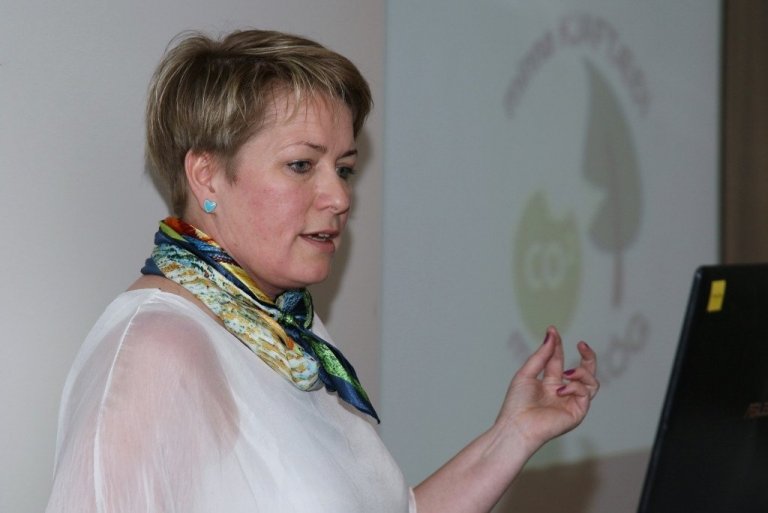 Sigíður Júlía fór yfir tillögur skógargeirans um fjórföldun nýskógræktar.