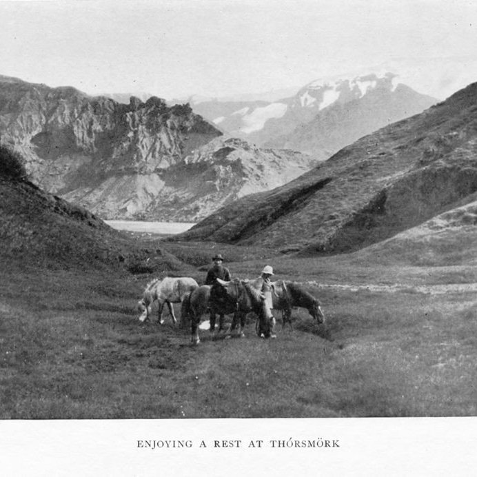 Áð í Langadal á Þórsmörk