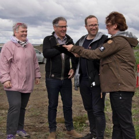 Skólabörn í Þorlákshöfn gróðursetja á Hafnarsandi 5
