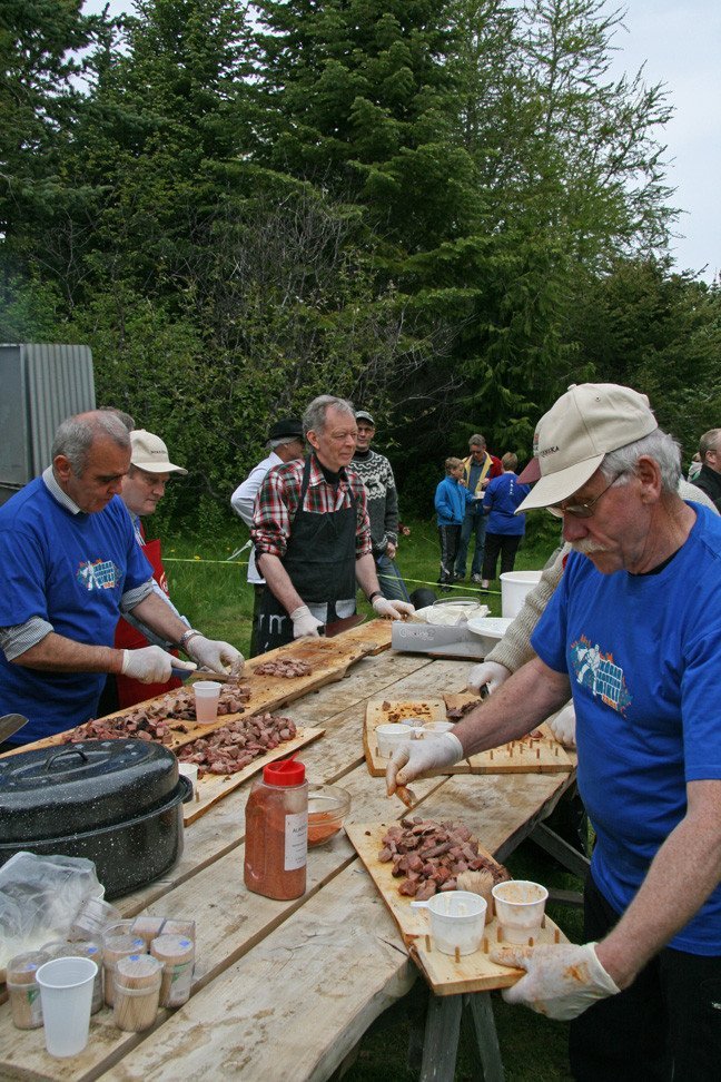 Skógardagurinn mikli 2009 - heilgrillað naut