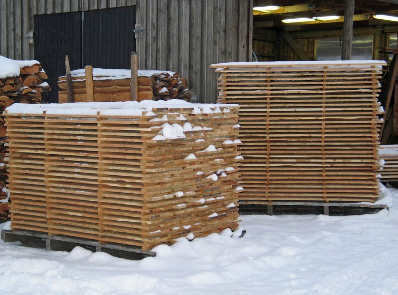 Viðarvinnsla á Hallormsstað