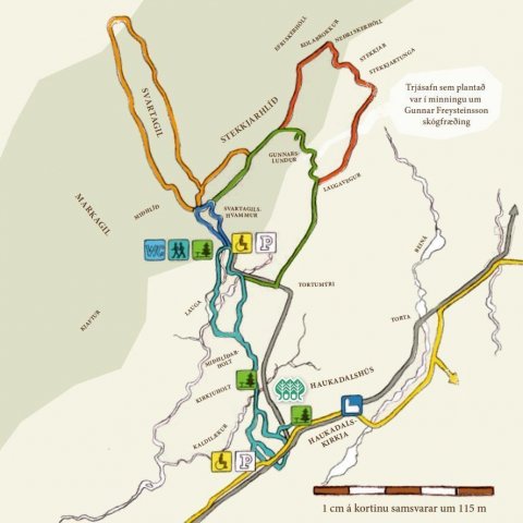 Haukadalsskogur-kort