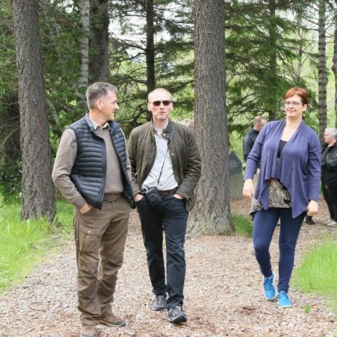 Þór Þorfinnsson, Hreinn Óskarsson og Edda S. Oddsdóttir.  Ljósmynd: Pétur Halldórsson