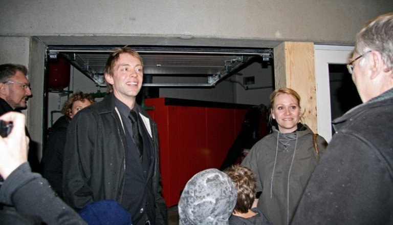 Loftur Jónsson, framkvæmdastjóri Skógarorku og Katrín Júlíusdóttir, iðnaðarráðherra