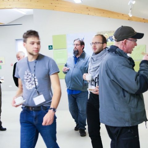 Í Sagnagarði Landgræðslunnar Gunnarsholti. Ljósmynd: Pétur Halldórsson