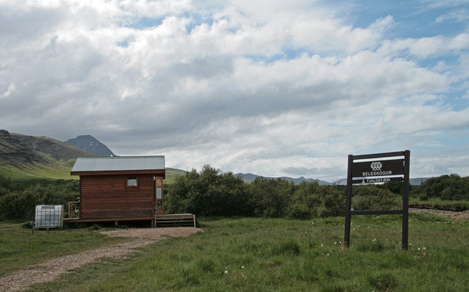 Tjaldsvæði í Selskógi