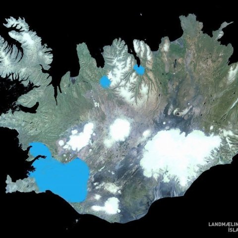 Útbreiðsla birkikembu 2017. Kort: Brynja Hrafnkelsdóttir/Landmælingar