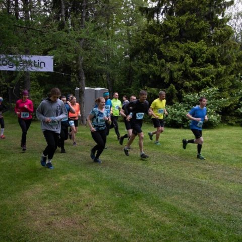 Hlaupið af stað. Ljósmynd: Anna Birna Jakobsdóttir