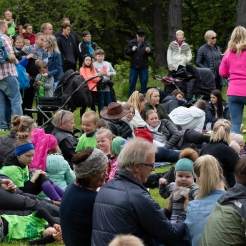 Stemmningin á Skógardeginum mikla. Ljósmynd: Anna Birna Jakobsdóttir