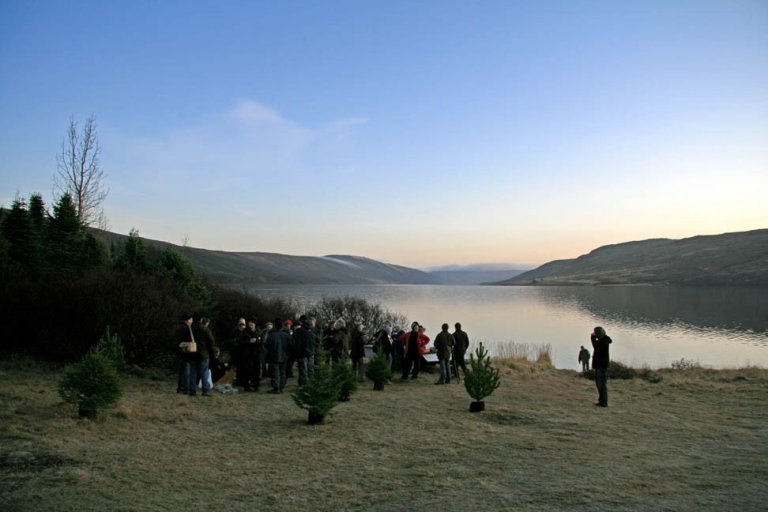 Skógarhöggsvél á Stálpastöðum