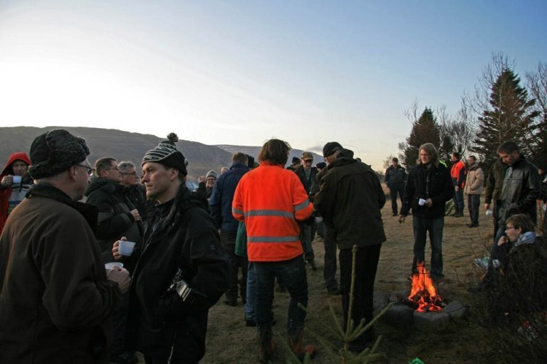 Skógarhöggsvél á Stálpastöðum