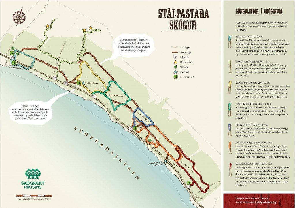 Stálpastaðaskógur-kort