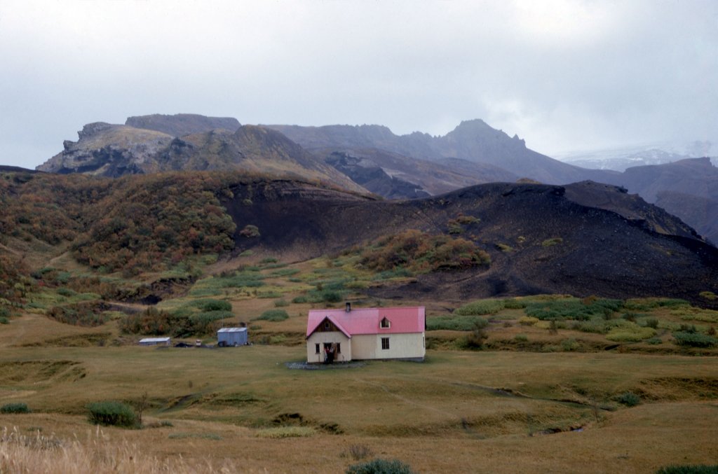 Skagfjörðsskáli í Langadal 1965. Ljósmynd: Einar Þ. Guðjohnsen