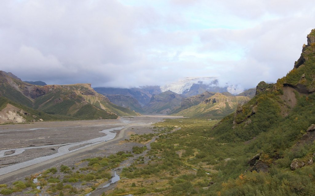 Austursýn frá Álfakirkju á Goðalandi 2019. Ljósmynd: Pétur Halldórsson
