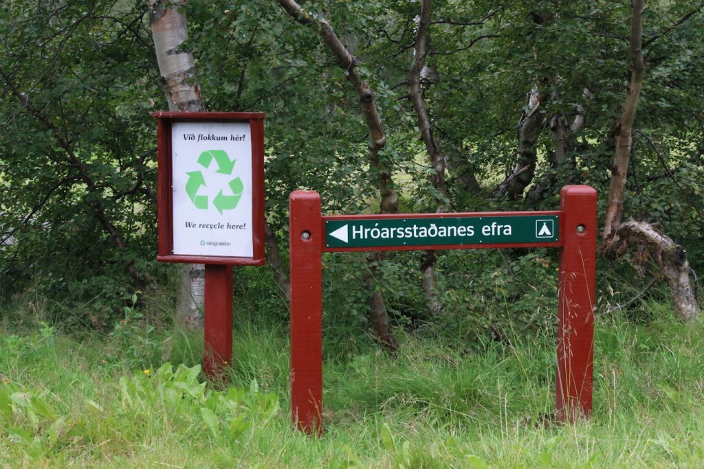 Á Hróarsstaðanesi eru falleg  tjaldsvæði á bökkum Fnjóskár. Ljósmynd: Pétur Halldórsson