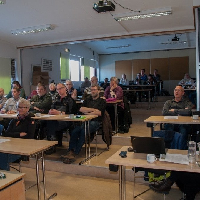 Fyrsta námskeiðið í skógarviðburðastjórnun var vel sótt. Þátttakendur voru 25 talsins frá Suður- og Suðvesturlandi. . Ljósmynd: Ólafur Oddsson