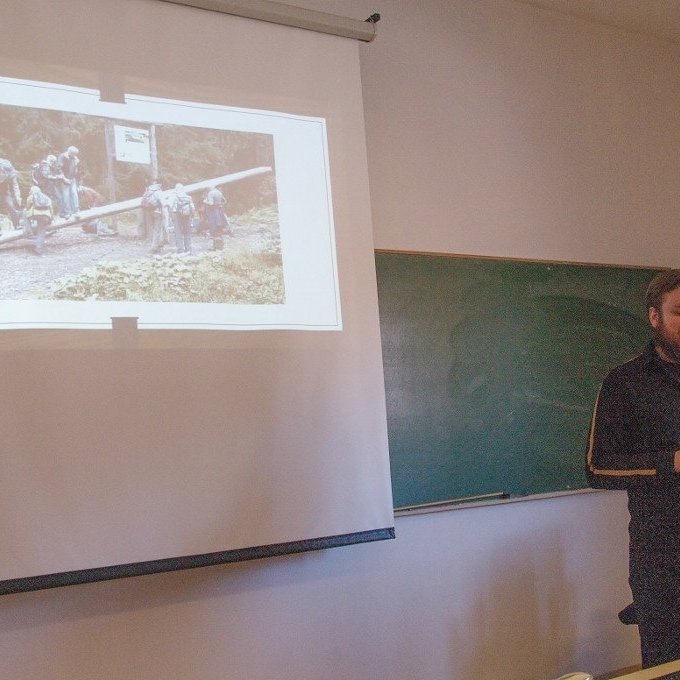 Jón Ásgeir Jónsson hjá Skógræktarfélagi Íslands.. Ljósmynd: Ólafur Oddsson