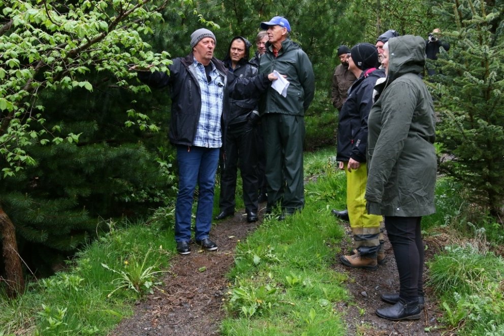 Skógur er tilbúin skólastofa þar sem læra má um lífið og tilveruna. Hér ræðir Ólafur Oddsson við þát…