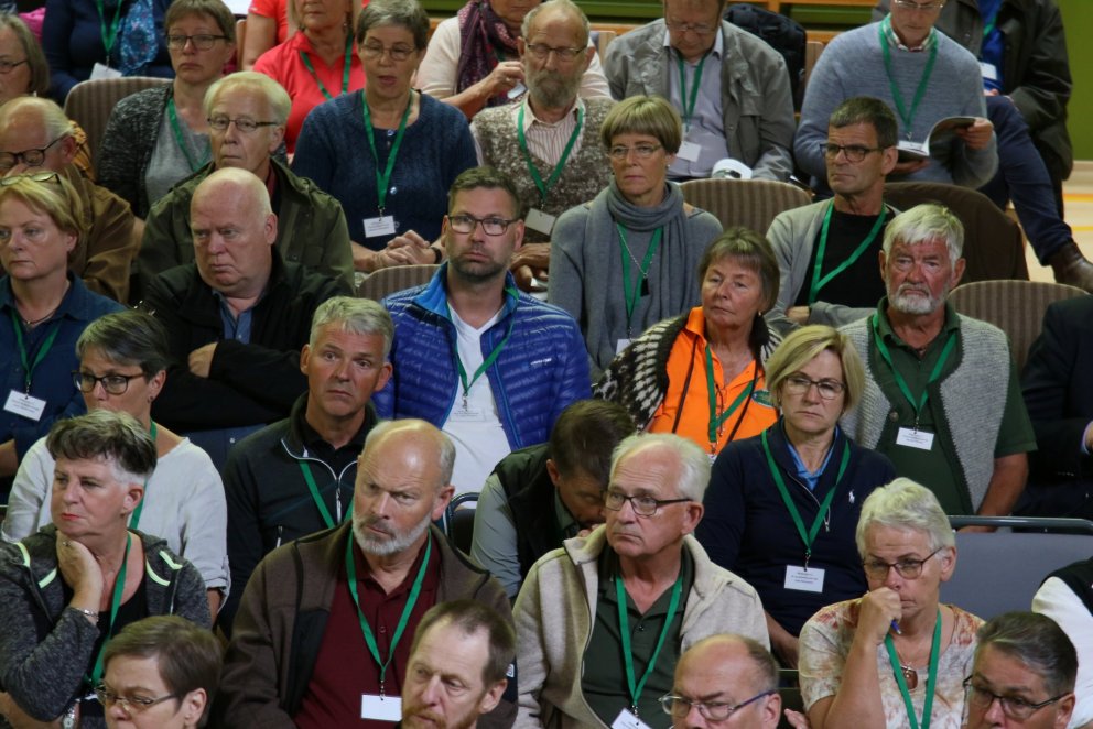 Frá aðalfundi Skógræktarfélags Íslands 2017 að Stórutjörnum í Ljósavatnsskarði. Ljósmynd: Pétur Hall…