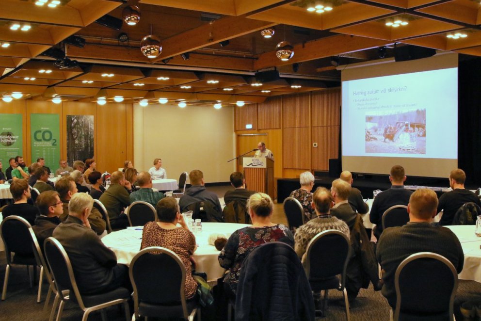 Frá starfsmannafundi Skógræktarinnar á Hótel Selfossi í janúar 2019. Ljósmynd: Pétur Halldórsson