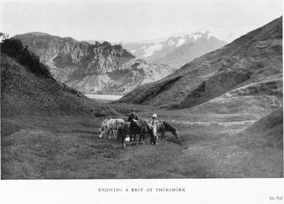 Áð í Langadal á Þórsmörk