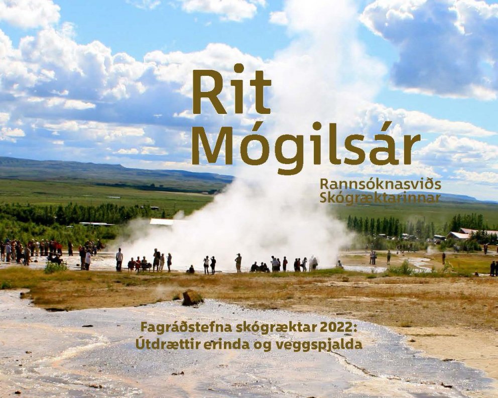 Forsíða 47. tölublaðs Rits Mógilsár