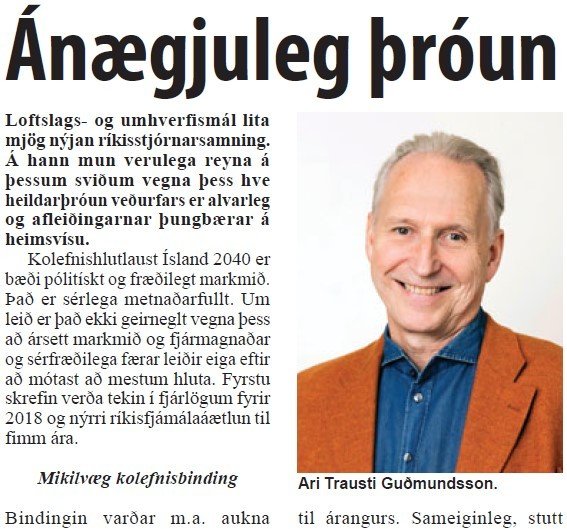 Þingmaður boðar tvö- til fjórföldun gróðursetningar