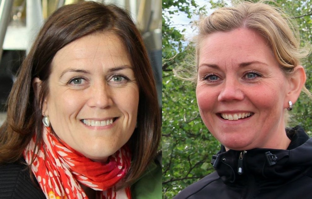 Björg Björnsdóttir, nýráðinn mannauðsstjóri Skógræktarinnar, t.v. og Hrefna Jóhannesdóttir, nýráðinn…