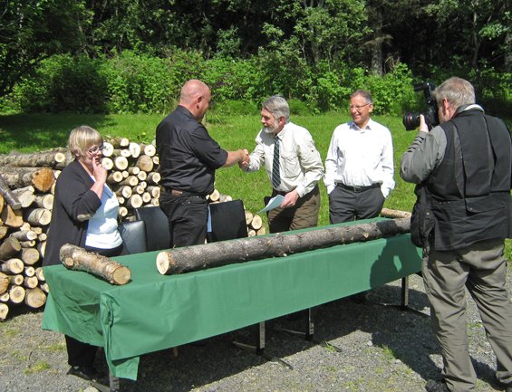 Viðarkurl í stað jarðefnaeldsneytis