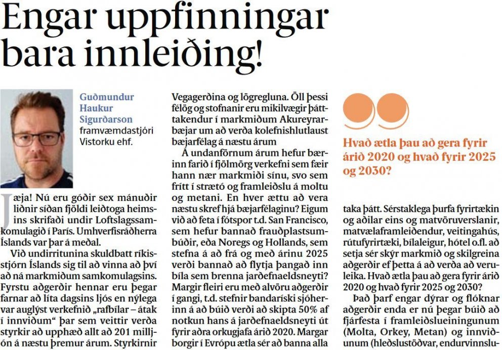 Kolefnisjafna flugferðir með skógrækt