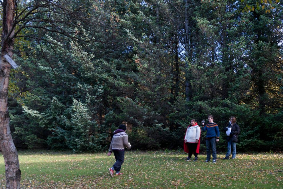 Kjalnesingasaga mynduð á Mógilsá