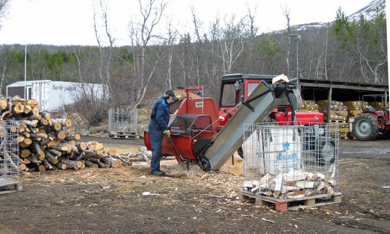Mest að gera í arinviðnum