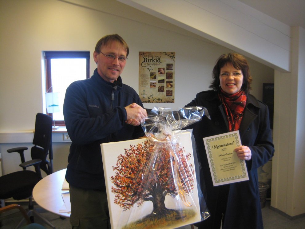 Skógrækt ríkisins hlýtur Uppsveitabrosið