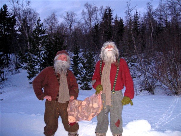 Jólasveinar á ferð í Vaglaskógi