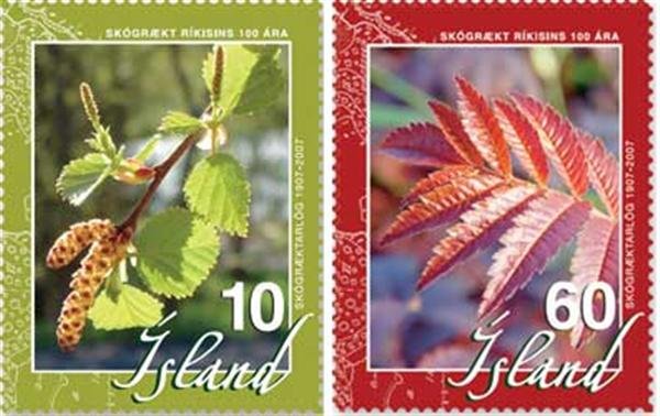 Tvö ný skógræktarfrímerki