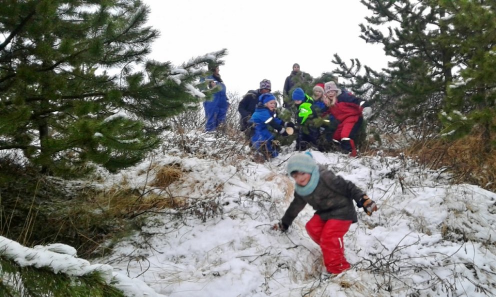 Gott að hafa einn á undan til að finna réttu leiðina.