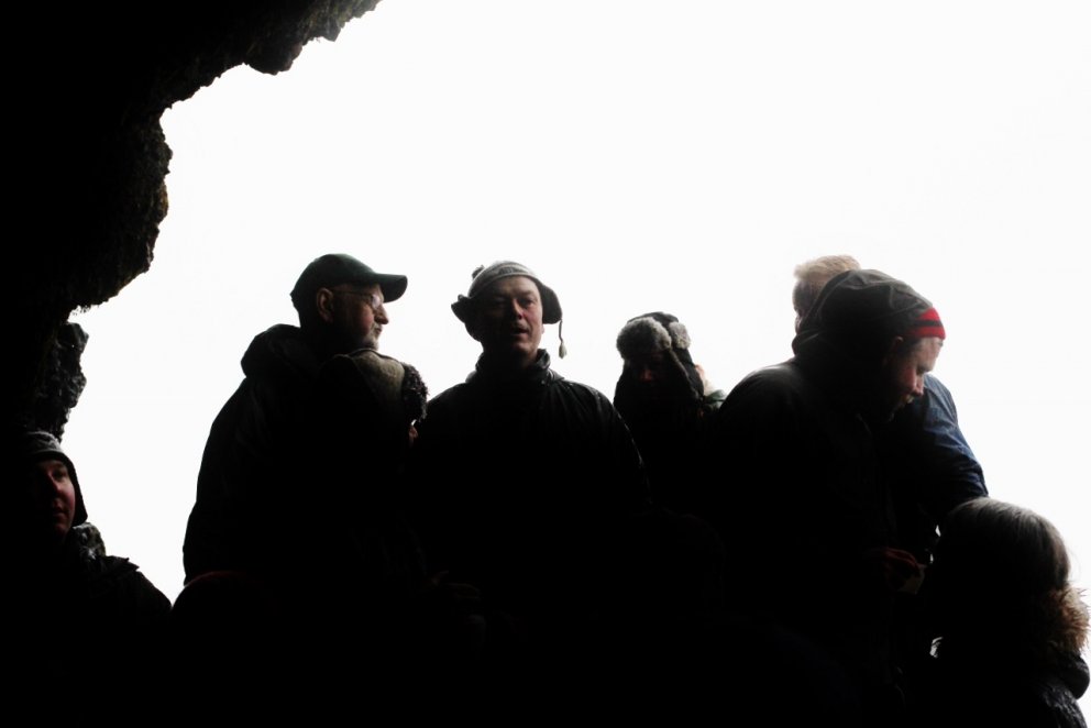 Á góðri stund milli fundardaga á fagráðstefnu á Selfossi í mars 2014