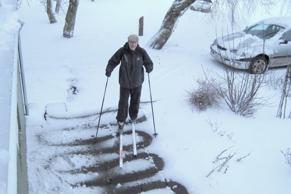 Vetrarveðrin stöðva ekki skógarmenn
